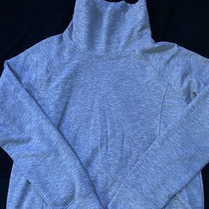 Grey Turtle Neck Sweatshirt